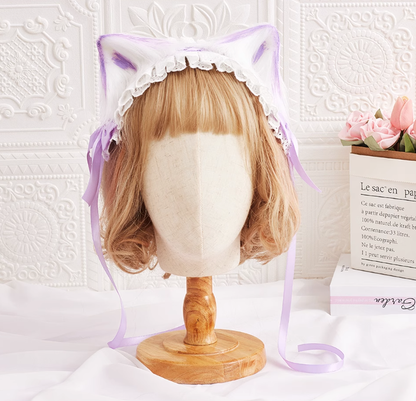 Sugar Time - Kawaii Lolita Cat Ears Design Headband