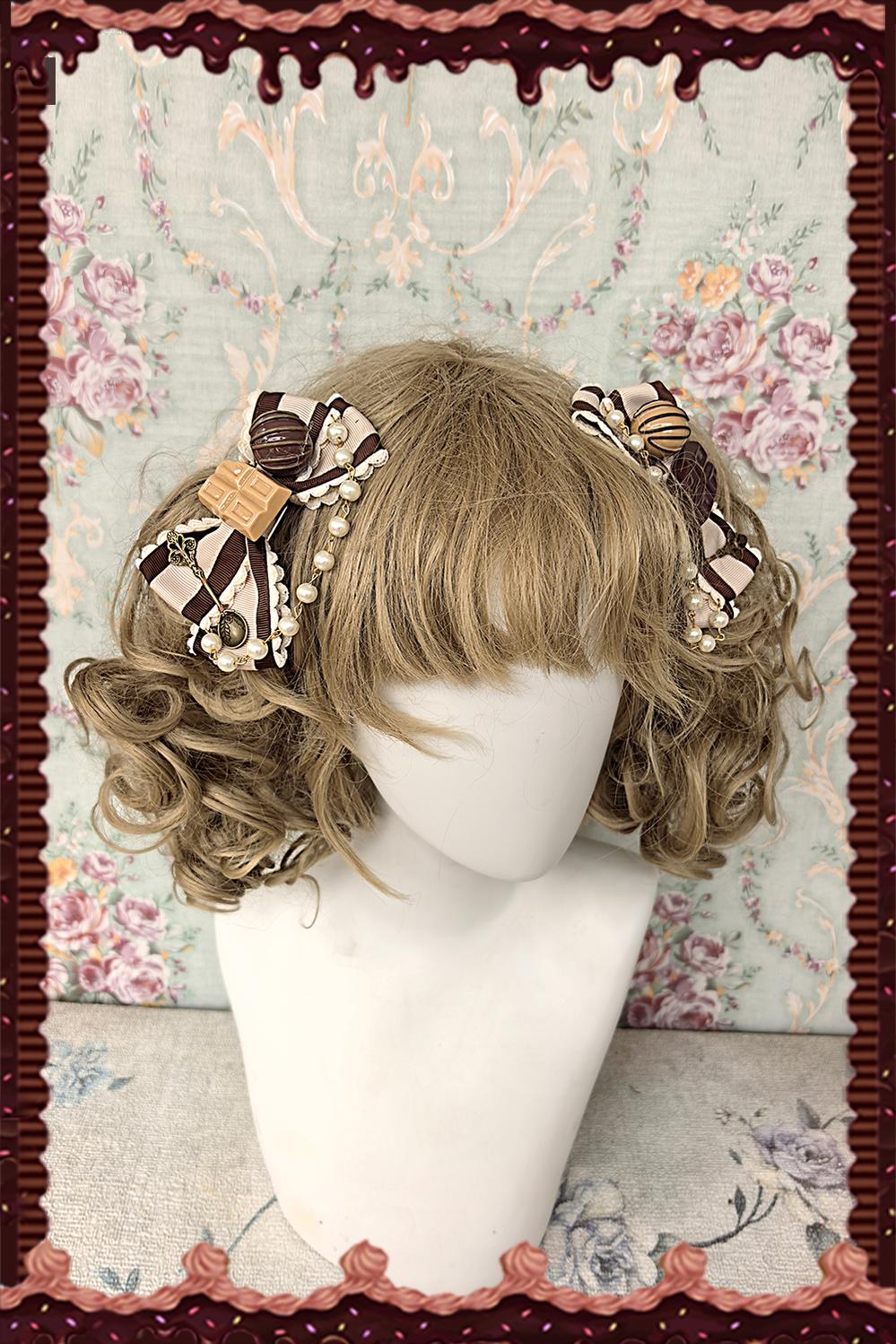 Infanta - Chocolate Carousel - Kawaii Lolita Salopette Dress Set