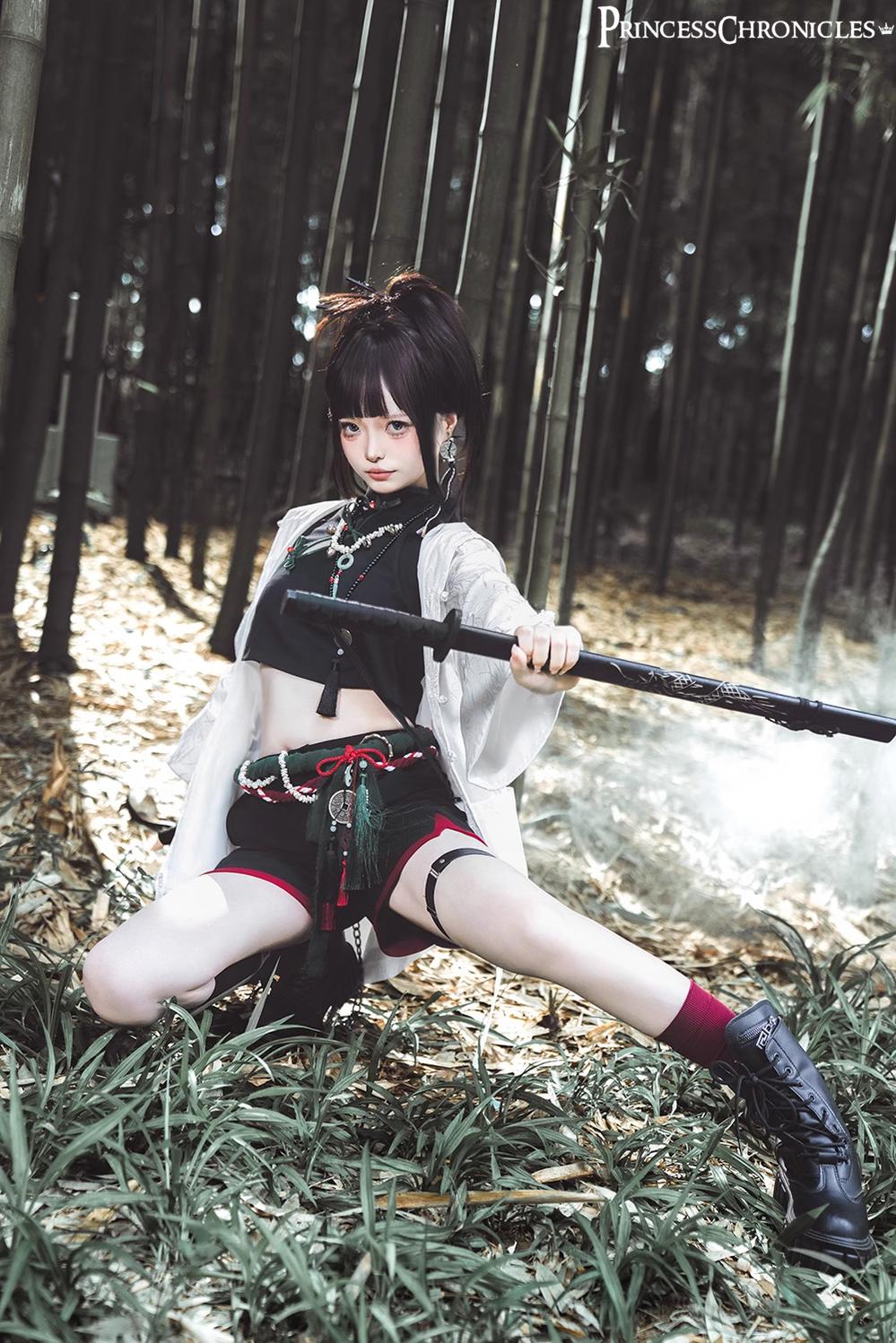 Princess Chronicles - Bamboo Panda - Han Lolita Shirt Full Set Chinese Style Unisex Set