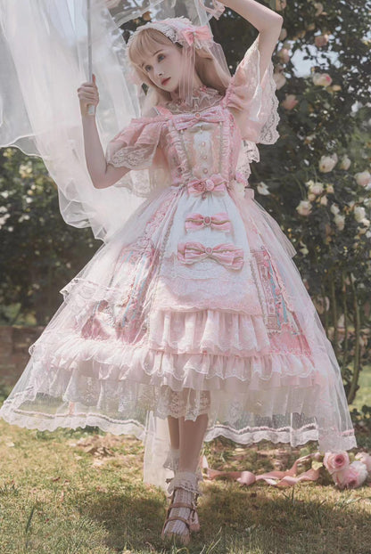 Garden Cat - Gorgeous Lolita JSK Dress Wedding Lolita Dress