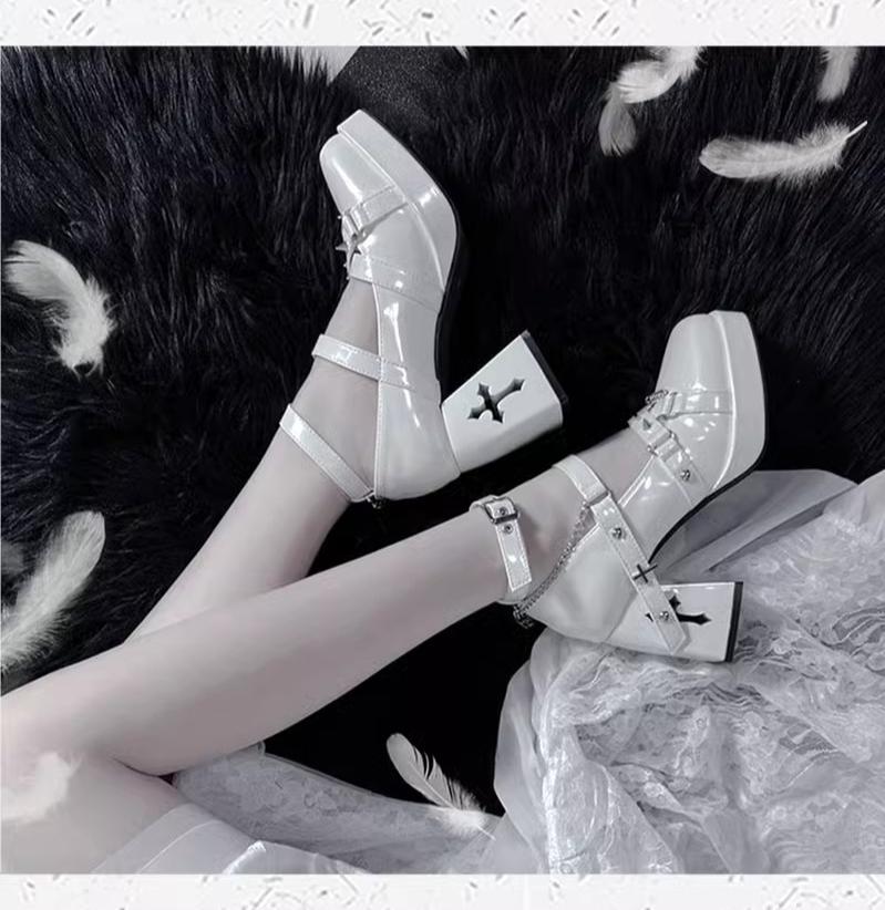 Witch's Night - Punk Lolita Heels Y2K Elegant Lolita Shoes
