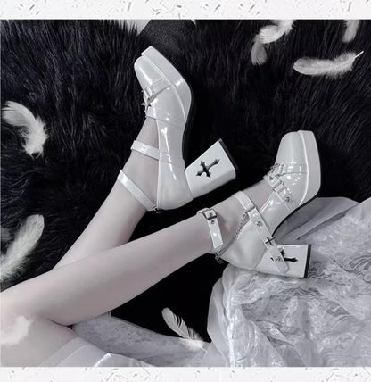 Witch's Night - Punk Lolita Heels Y2K Elegant Lolita Shoes