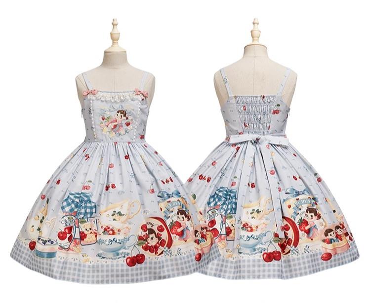 Summer Fairy - IP Collab Kawaii Lolita JSK Shirt Candy Box Hat