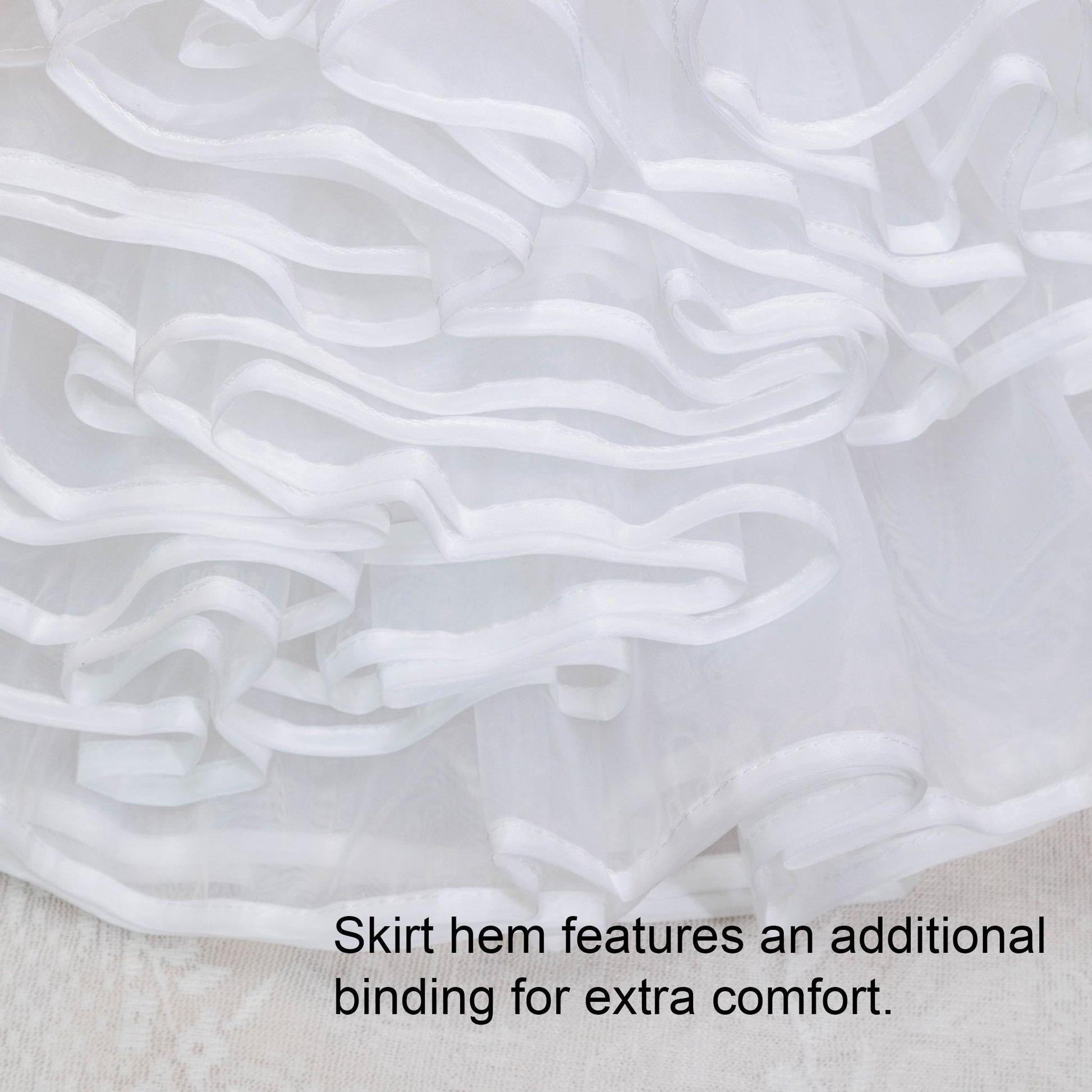 Noloria by 42Lolita -Upgraded 17.7 (45 cm) Organza Lolita Puffy Petticoat"