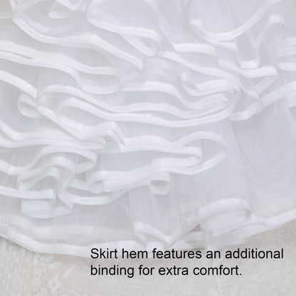 Noloria by 42Lolita -Upgraded 17.7 (45 cm) Organza Lolita Puffy Petticoat"