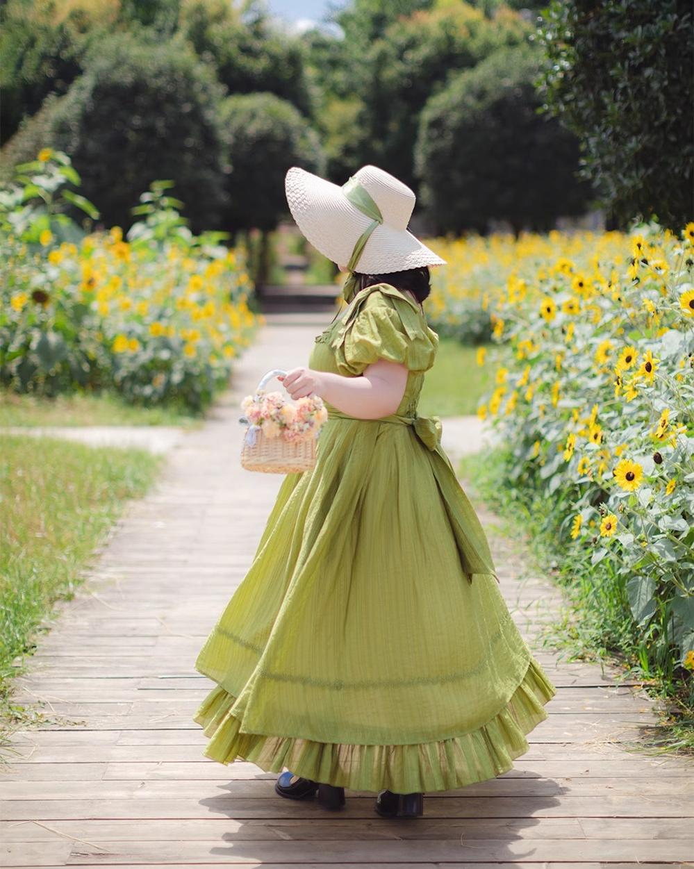 Forest Wardrobe - Forest Gallery - Country Lolita OP Dress Elegant Tencel Dress