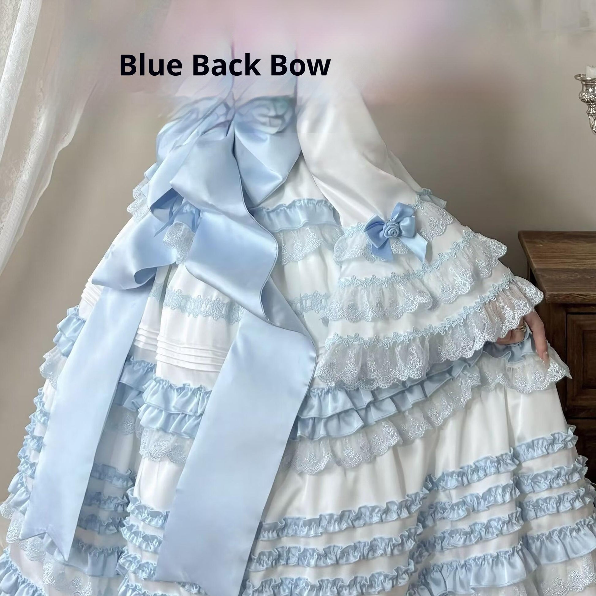 Uncle's Workshop - Stacked - Lolita Accessory Set Hairband Bow Trailing Brooch Choker