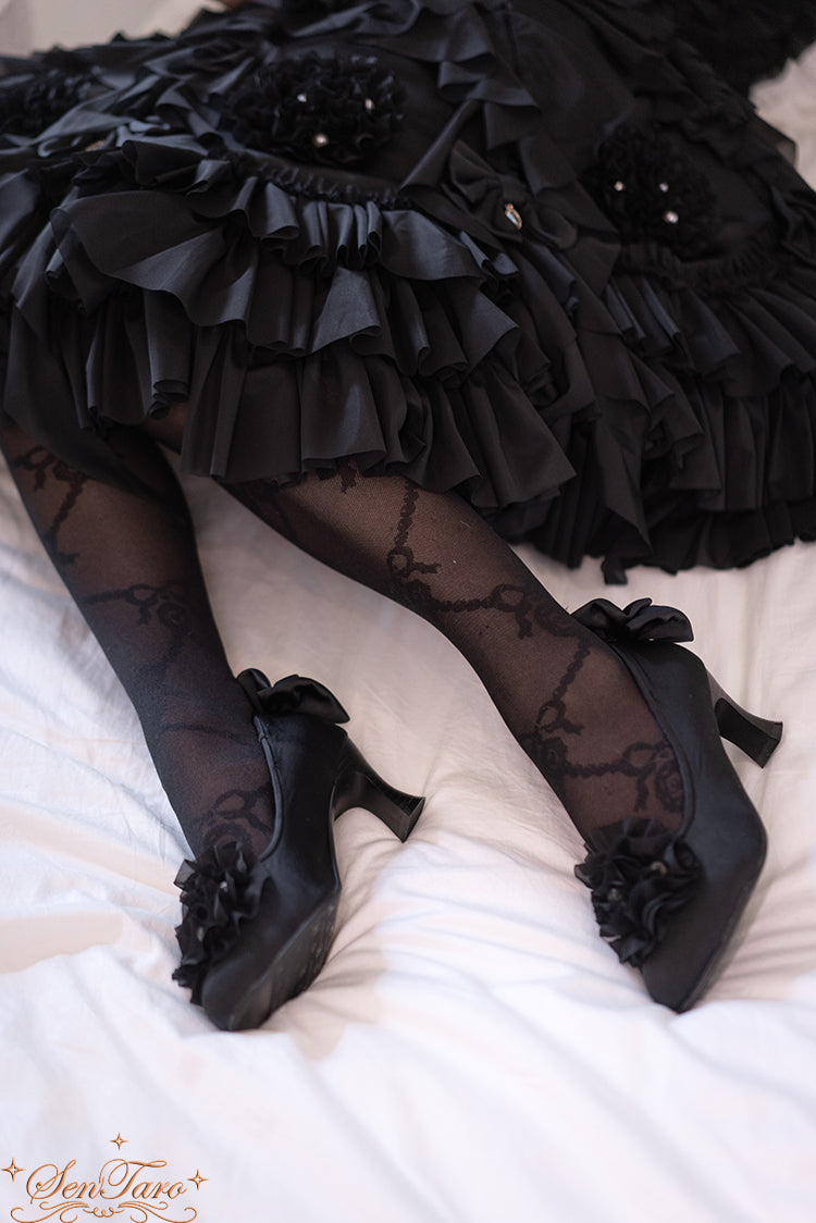 Sentaro - Snow Ear - Rococo Lolita OP Tea Party Dress