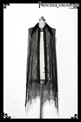 Princess Chronicles - Floating Phantom - Gothic Ouji Lolita Sheer Cape