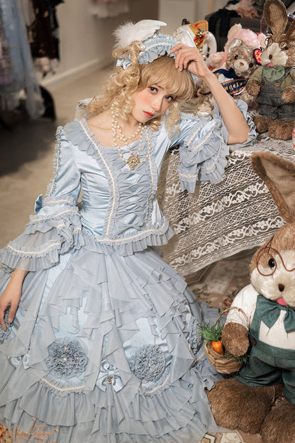 Sentaro - Snow Ear - Rococo Lolita OP Tea Party Dress