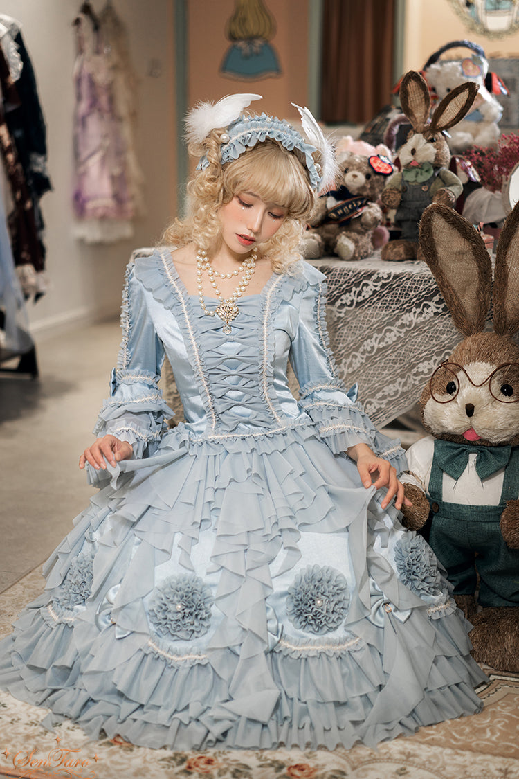 Sentaro - Snow Ear - Rococo Lolita OP Tea Party Dress