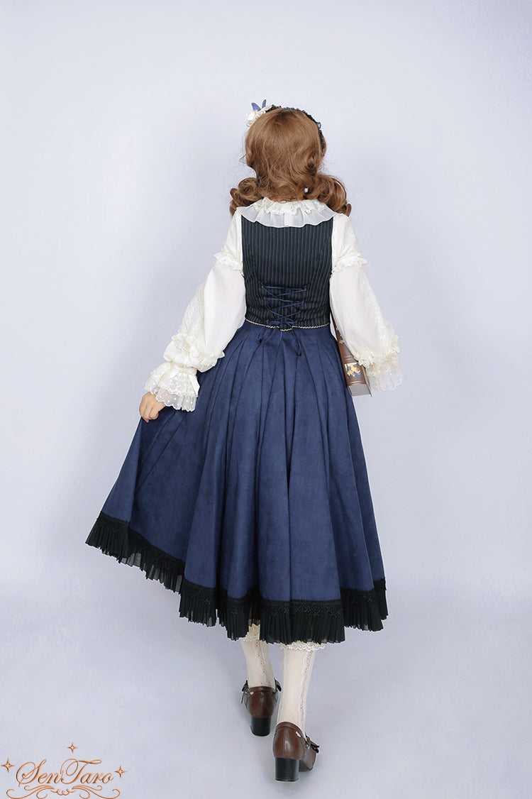 Sentaro - Canneles Elegant Classic High Waist Lolita Skirt
