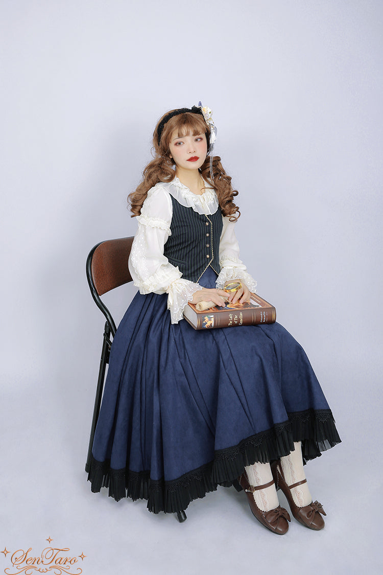 Sentaro - Canneles Elegant Classic High Waist Lolita Skirt