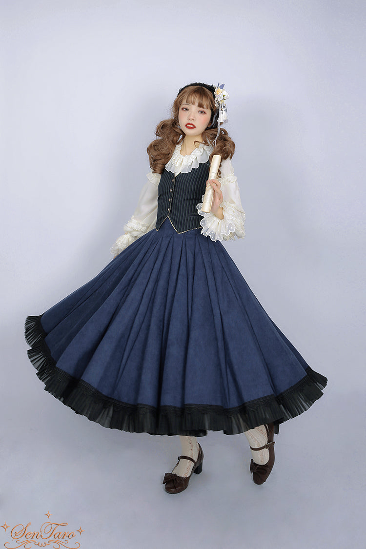 Sentaro - Canneles Elegant Classic High Waist Lolita Skirt