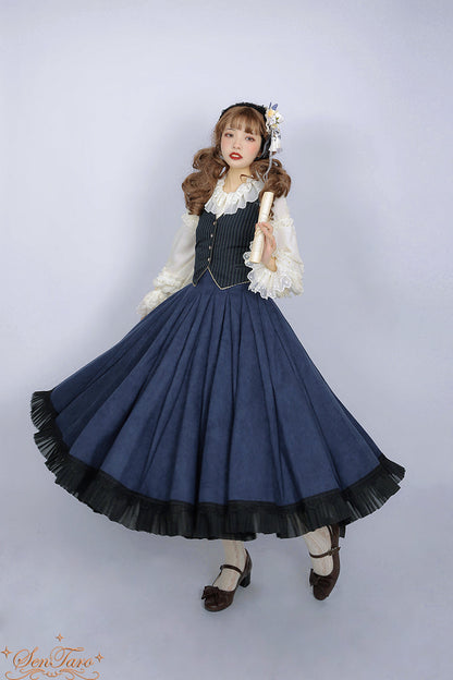Sentaro - Canneles Elegant Classic High Waist Lolita Skirt