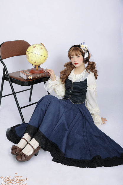 Sentaro - Canneles Elegant Classic High Waist Lolita Skirt