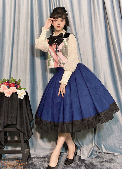 Sentaro - Canneles Elegant Classic High Waist Lolita Skirt