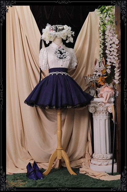 Sentaro - Canneles Elegant Classic High Waist Lolita Skirt