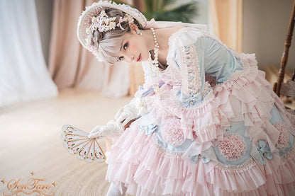 Sentaro - Snow Ear - Rococo Lolita OP Tea Party Dress