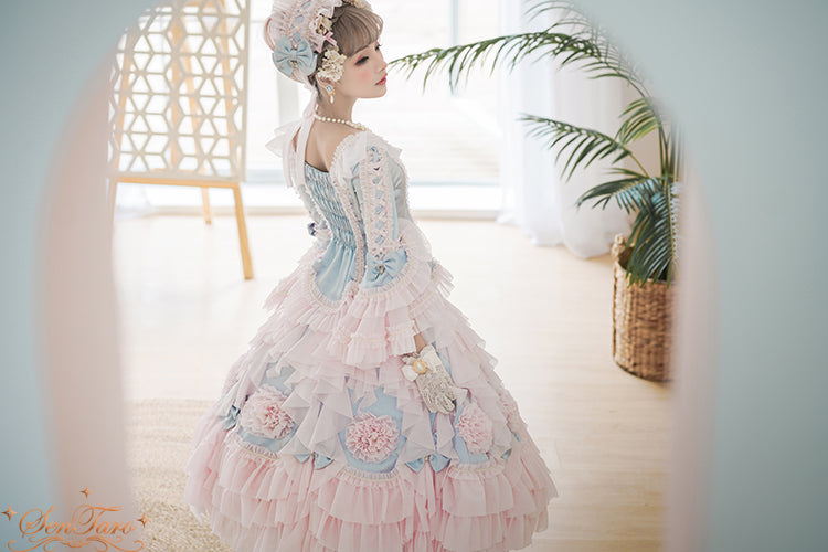 Sentaro - Snow Ear - Rococo Lolita OP Tea Party Dress