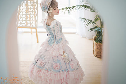 Sentaro - Snow Ear - Rococo Lolita OP Tea Party Dress