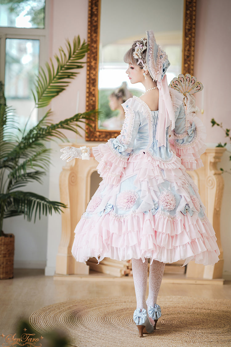 Sentaro - Snow Ear - Rococo Lolita OP Tea Party Dress