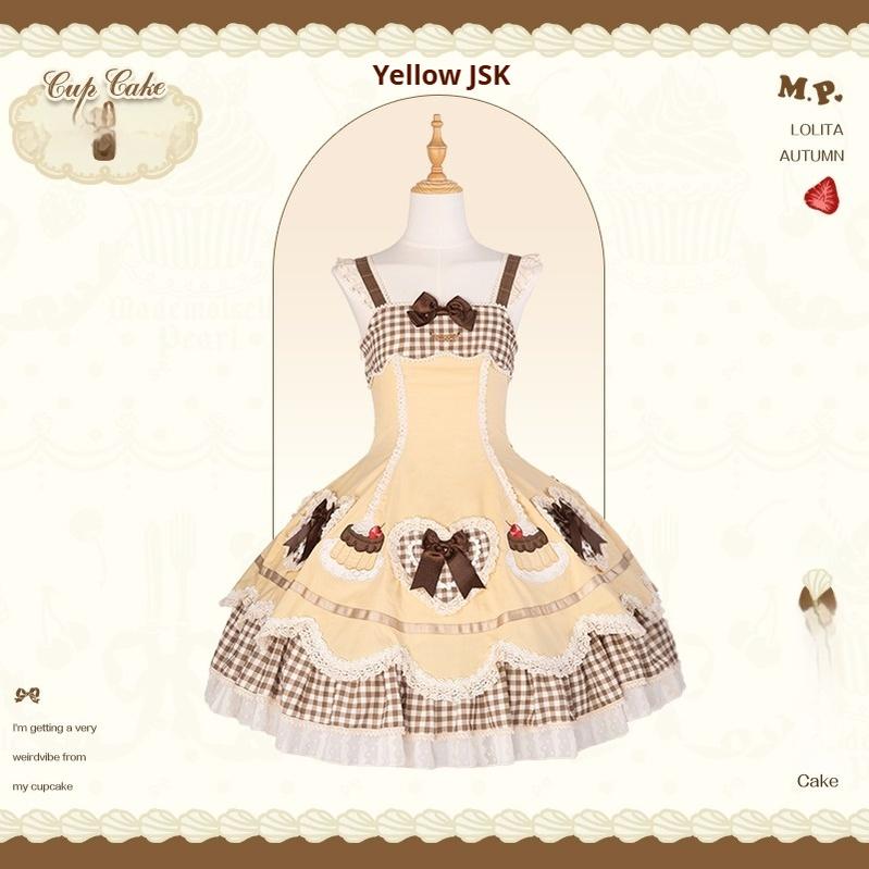 Mademoiselle Pearl - Cup Cake - Sweet Lolita OP Dress Kawaii Lolita JSK SK