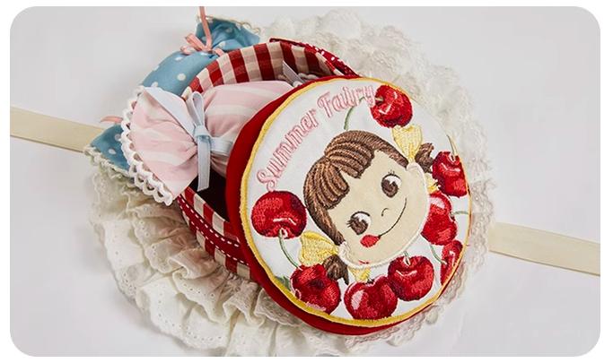 Summer Fairy - IP Collab Kawaii Lolita JSK Shirt Candy Box Hat