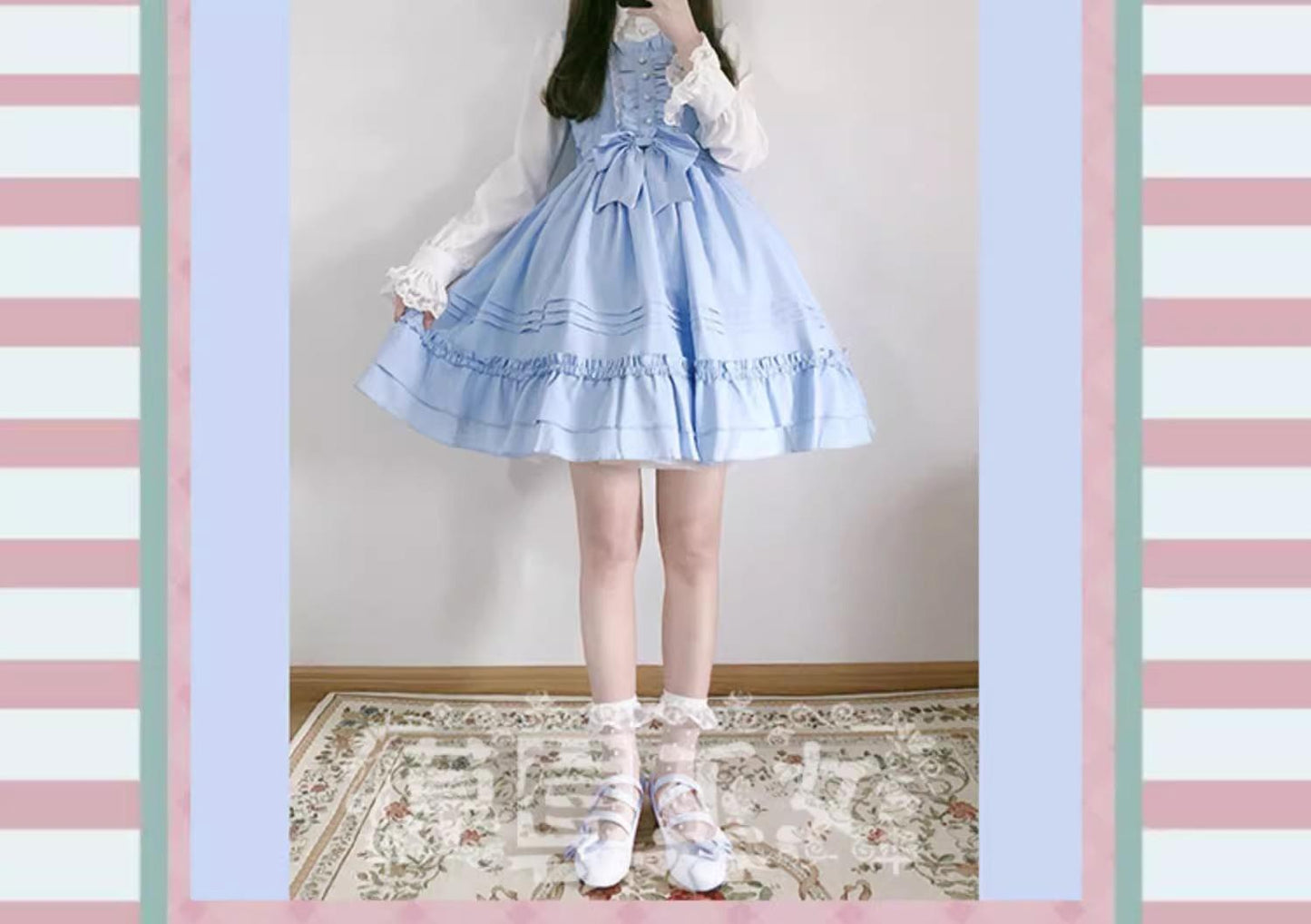 Strawberry Witch - Sweet Lolita JSK Multicolored Lolita Dress