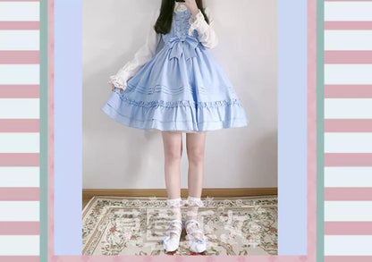 Strawberry Witch - Sweet Lolita JSK Multicolored Lolita Dress
