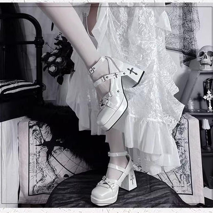 Witch's Night - Punk Lolita Heels Y2K Elegant Lolita Shoes