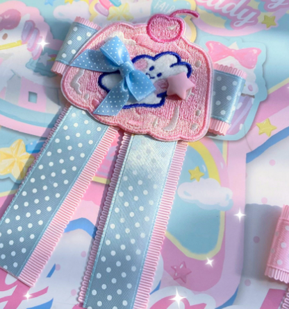 Bear Doll - 1000SE - Lolita Sweet Corsage Hair Clip Pin Accessories