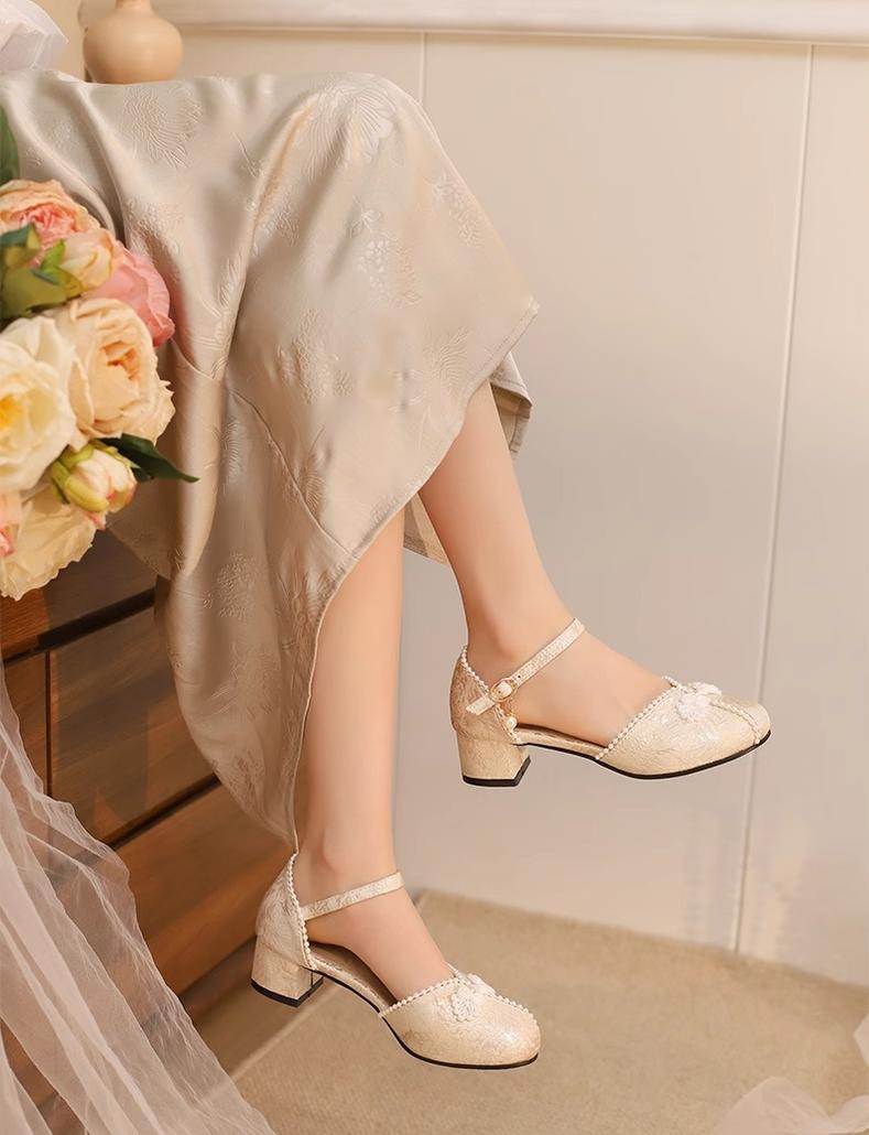 Yana - Heart Jade Yana - Qi Lolita Shoes Chunky Heels