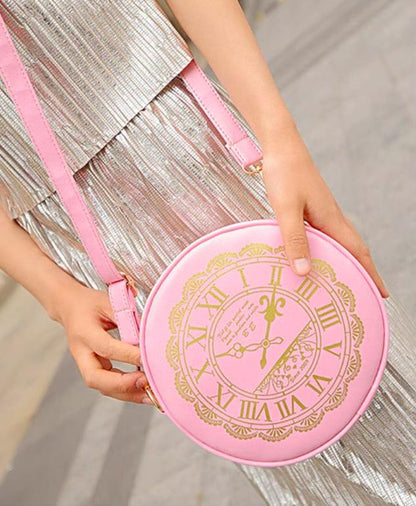Kira - Alice Clock - Kawaii Lolita Shoulder Bag Round Lolita Crossbody Bag