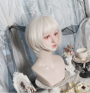 Pippi Palace - Elegant Off-White Short Lolita Wig