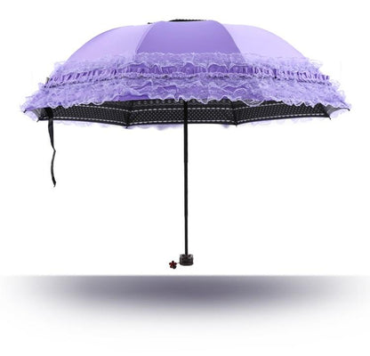 Qiteng - Daily Lolita Lace Princess Sunshade Parasol