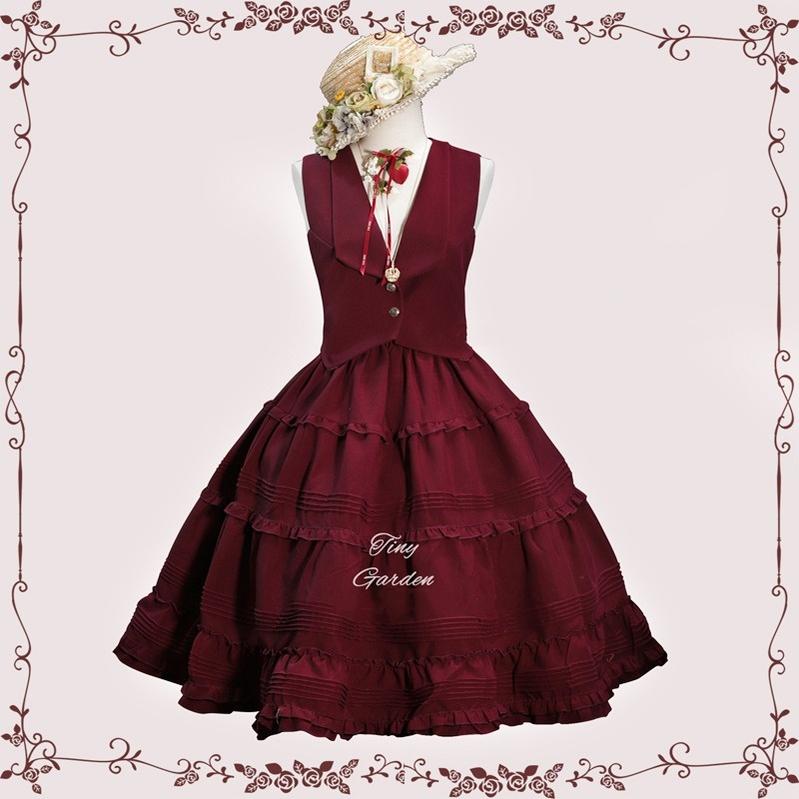 Tiny Garden - Old Love Songs - Lolita Elegant Vintage SK and Waistcoat