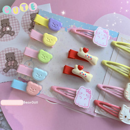Bear Doll - Kawaii Lolita Hair Pin Adult Children Hello Kitty Hair Clip