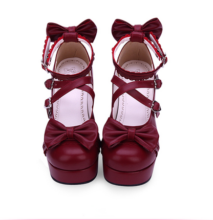 Angelic imprint - Sweet Lolita Heels Shoes Princess Tea Party Low Cut Shoes