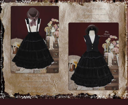 Tiny Garden - Old Love Songs - Lolita Elegant Vintage SK and Waistcoat