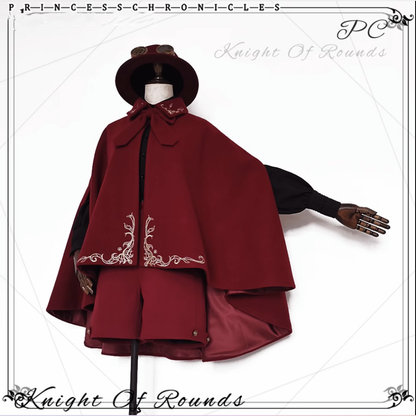 Princess Chronicles - Medieval Ouji Lolita Embroidered Cape