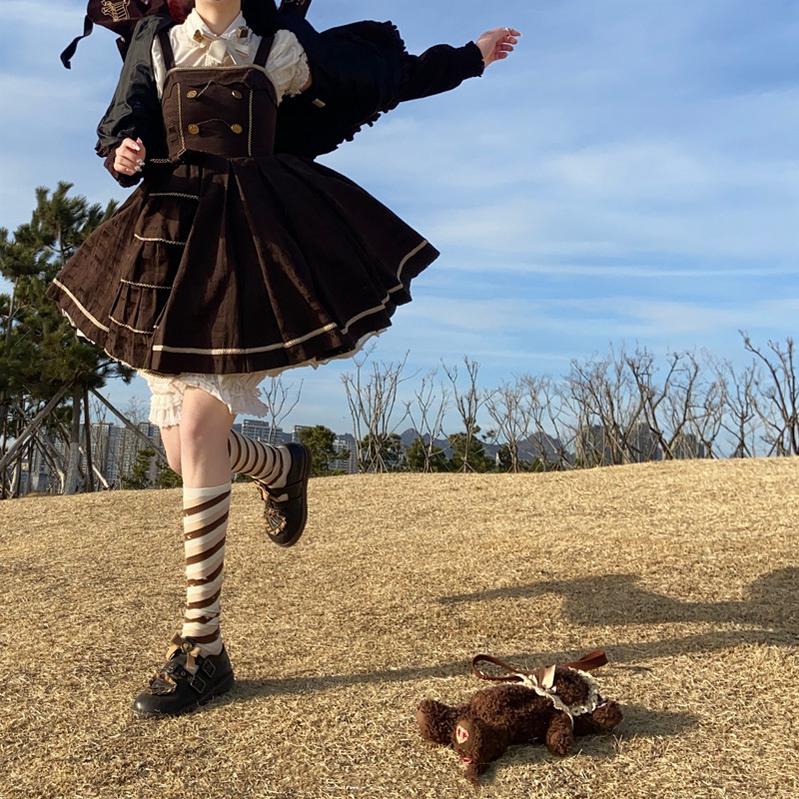 Yukine's Box - Macaron Lolita Cute Stripe Socks