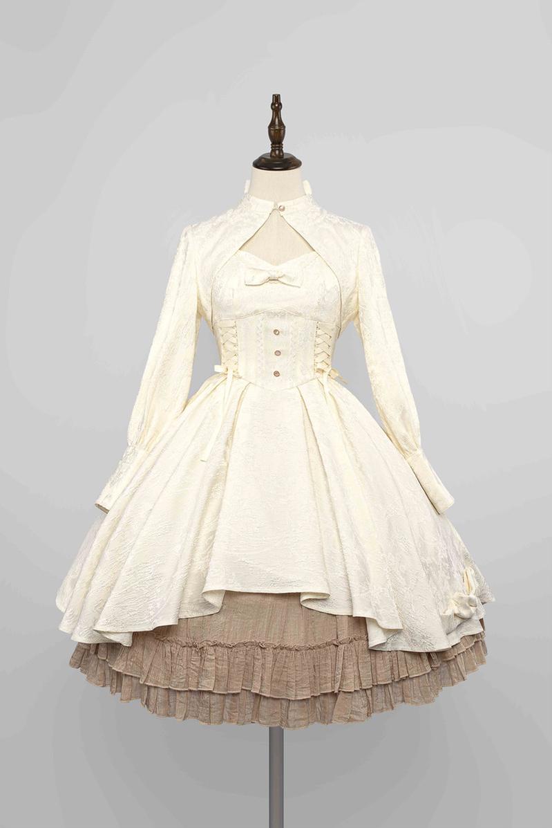 Strawberry Duck - Gothic Lolita Dress White Lolita JSK