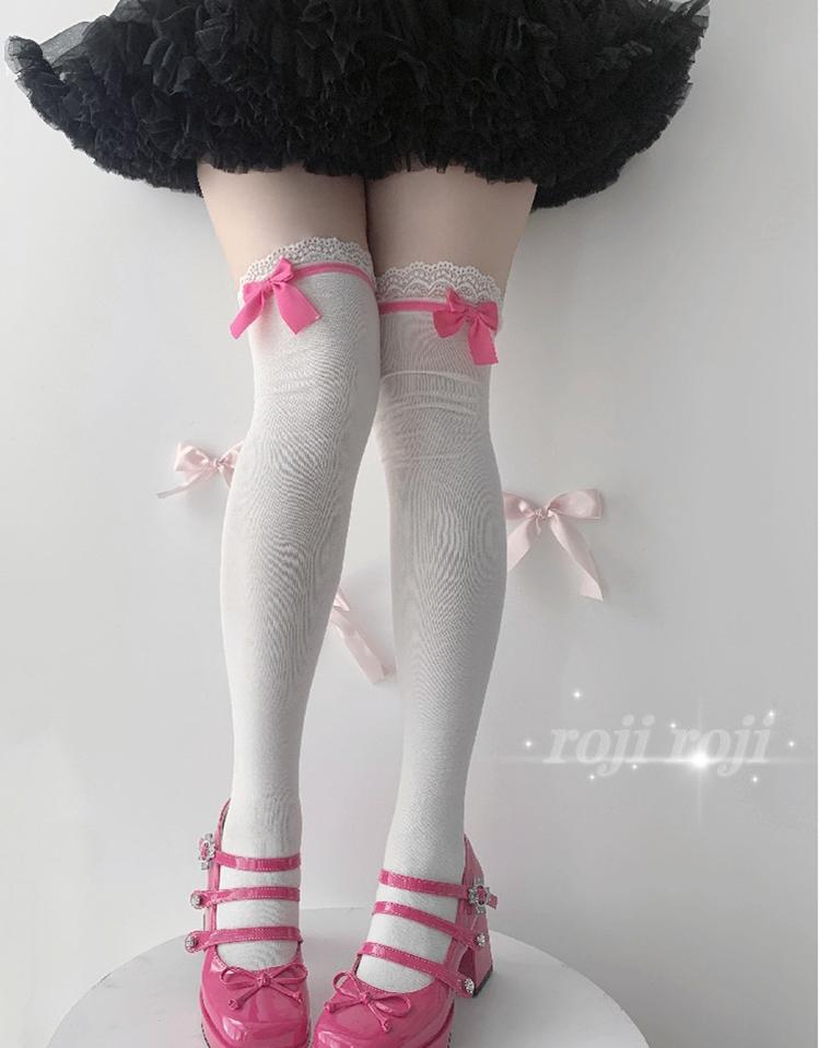 Roji roji - Spring Lolita Socks Mid-calf Socks Over Knee Stockings