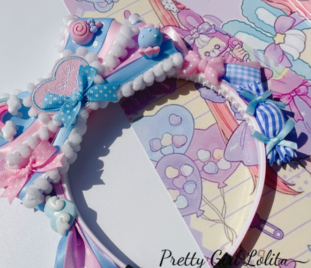 Pretty Girl Lolita - Sweet Lolita Pink-blue Accessories