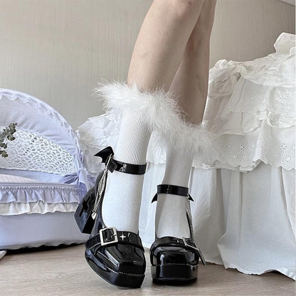 Bingo Lulu - Late Century Sweetheart - Punk Lolita High Heels Mary Jane Lolita Shoes