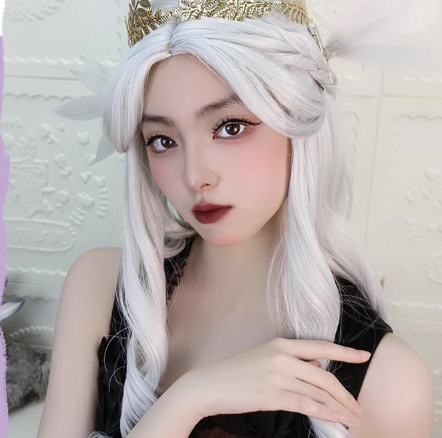 RainbowMe - Elegant Lolita Long Curly Wig Multicolor