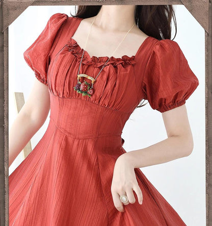 Forest Wardrobe - Forest Gallery - Classic Lolita OP Dress Vintage Cake Tail Dress