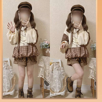 Piggy Bun - Famous Detective Goose - Retro Lolita Hoodie