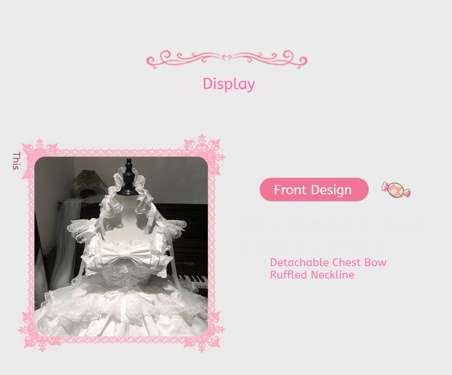 Sugar Girl- Fleeting Isle - Sweet Lolita Ballet Style Jumper Dress